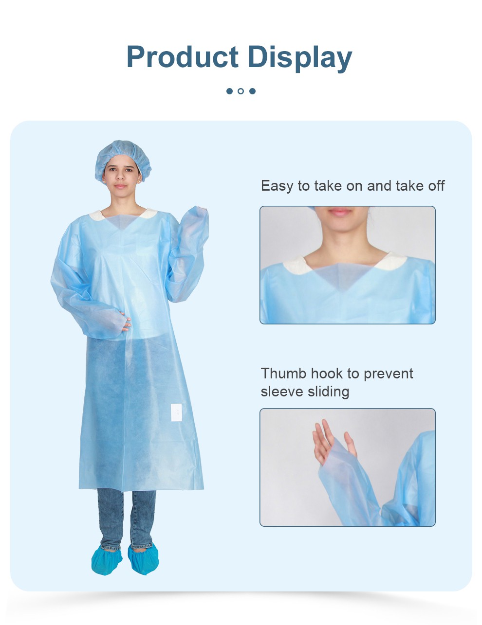 disposable cpe isolation gown disposable cpe isolation gown
